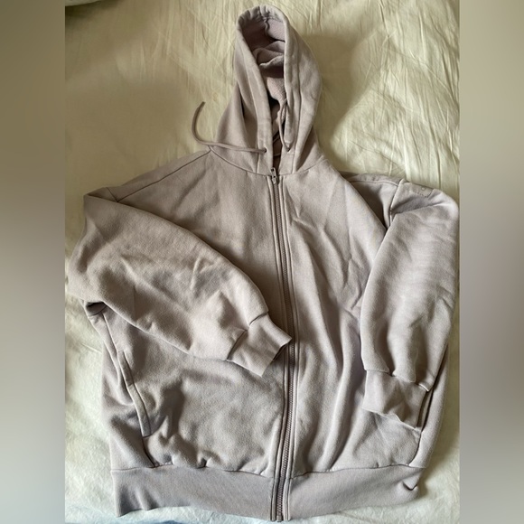 Alo Yoga Lavender Dusk Hype Full Zip Hoodie - Picture 2 of 2